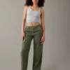 AE Stretch Curvy High-Waisted Baggy Wide-Leg Cargo Pant
