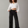 AE Dreamy Drape Stretch Curvy Super High-Waisted Baggy Wide-Leg Corduroy Pant