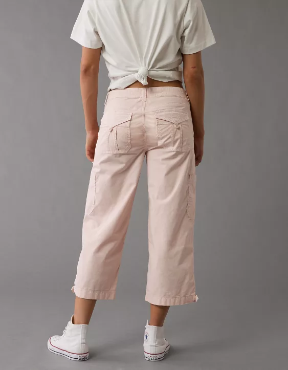 AE Stretch Low-Rise Straight Crop Pant Hushed Violet 2 AE Stretch Low-Rise Straight Crop Pant Hushed Violet - Image 2