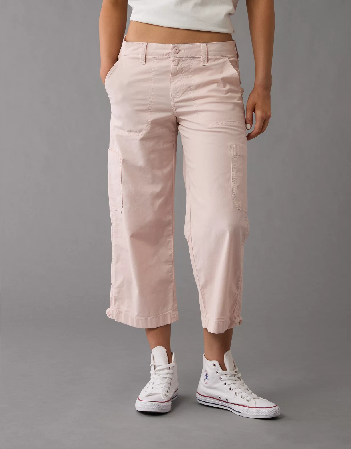 AE Stretch Low-Rise Straight Crop Pant Hushed Violet 1 AE Stretch Low-Rise Straight Crop Pant Hushed Violet