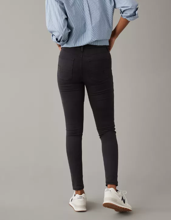 AE High-Waisted Jegging Black 2 AE High-Waisted Jegging Black - Image 2