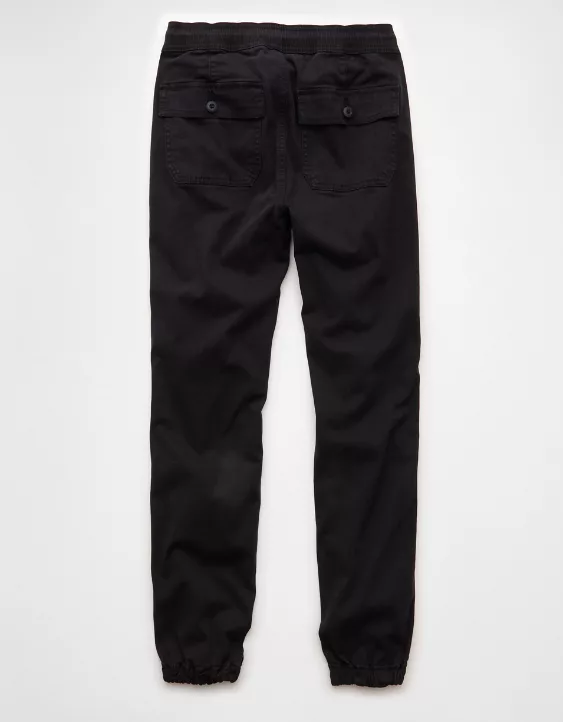 AE Stretch High-Waisted Jegging Jogger Onyx Black 4 AE Stretch High-Waisted Jegging Jogger Onyx Black - Image 4