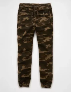 AE Stretch High-Waisted Jegging Jogger Camo Green -American Eagle Fashion 0327 5692 329 b
