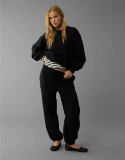 AE Everyday Luxe Jogger Charcoal