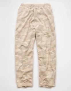 AE Everyday Luxe Barrel Sweatpant Oatmeal Heather -American Eagle Fashion 0329 5546 864 b
