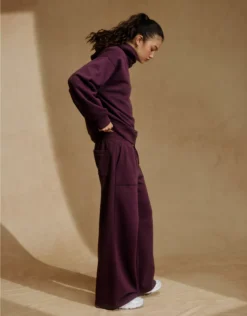 AE Everyday Luxe Wide-Leg Sweatpant Jet Indigo