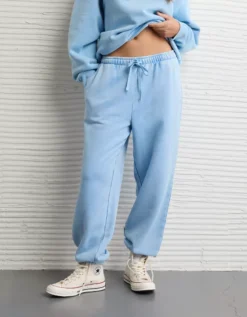 AE Everyday Luxe Jogger Gravity Blue -American Eagle Fashion 0329 5719 407 d2