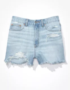 AE Strigid Denim Curvy Highest Waist '90s Boyfriend Short -American Eagle Fashion 0331 7341 915 f