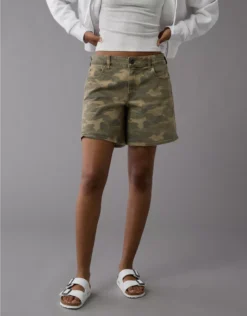 AE 8" Stretch Low-Rise Camo Baggy Short Traditional Camo