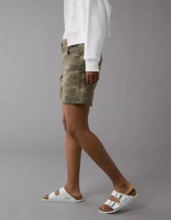 AE 8" Stretch Low-Rise Camo Baggy Short Traditional Camo -American Eagle Fashion 0331 8424 966 os