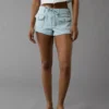 AE Dreamy Drape Stretch Denim Easy Shortie Light Tinted Wash