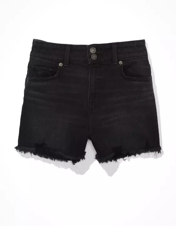 AE Stretch Denim Mom Shorts 3 AE Stretch Denim Mom Shorts - Image 3
