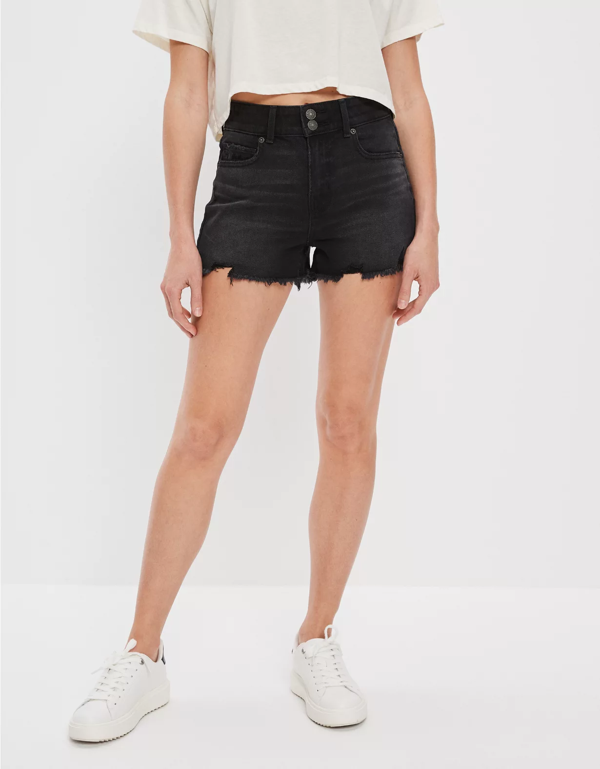 AE Stretch Denim Mom Shorts 1 AE Stretch Denim Mom Shorts