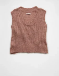 AE Whoa So Soft Scoop Neck Vest Rose -American Eagle Fashion 0341 1520 639 f