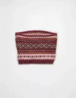 AE Whoa So Soft Tube Sweater Burgundy -American Eagle Fashion 0341 1617 613 b