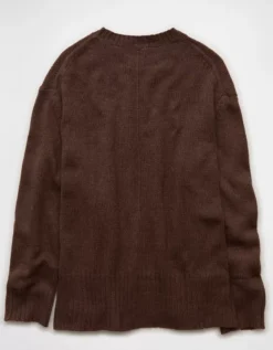 AE Long Weekend Pullover Sweater Brown -American Eagle Fashion 0348 1606 200 b