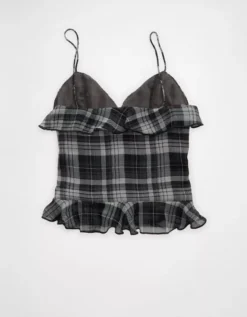 AE Ruffled Chiffon Cami Top Multi -American Eagle Fashion 0358 6507 900 b