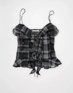 AE Ruffled Chiffon Cami Top Multi -American Eagle Fashion 0358 6507 900 f