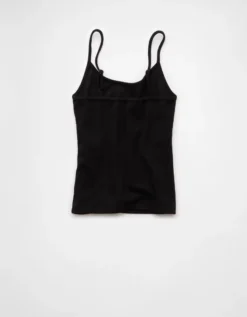 AE Main Squeeze Cami True Black -American Eagle Fashion 0360 6393 073 b