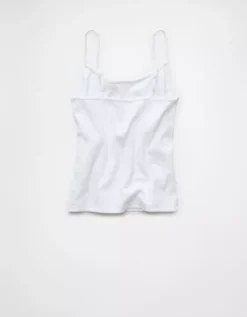 AE Main Squeeze Cami White -American Eagle Fashion 0360 6393 100 b
