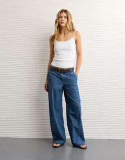 AE Main Squeeze Cami White -American Eagle Fashion 0360 6393 100 os