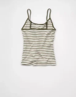 AE Main Squeeze Cami Olive Moss -American Eagle Fashion 0360 6477 342 b