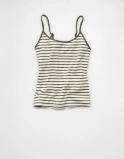 AE Main Squeeze Cami Olive Moss -American Eagle Fashion 0360 6477 342 f