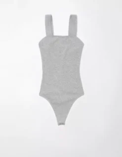 AE Square Neck Plush Bodysuit -American Eagle Fashion 0366 5759 006 f