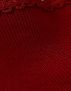 AE Lace Trim Cami Berry -American Eagle Fashion 0366 6199 669 d1