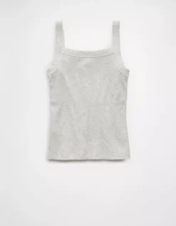 AE Daily Fave Tank Top Heather Gray -American Eagle Fashion 0366 6208 006 b