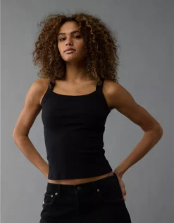 AE Daily Fave Tank Top Black