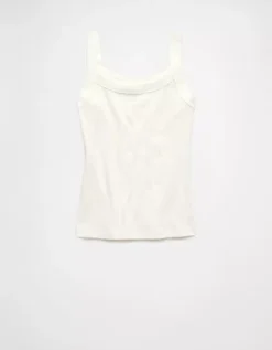 AE Daily Fave Tank Top White 11 AE Daily Fave Tank Top White -American Eagle Fashion 0366 6214 100 f