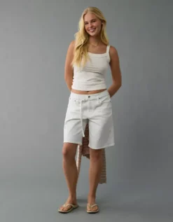 AE Daily Fave Tank Top White 13 AE Daily Fave Tank Top White -American Eagle Fashion 0366 6214 100 os