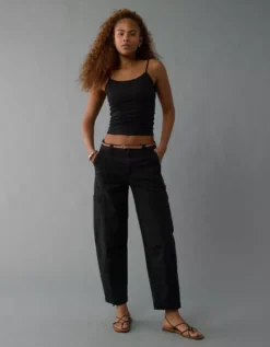 AE Cami Black -American Eagle Fashion 0366 6217 001 os