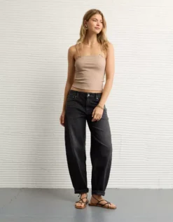 AE Lace Trim Cami Oatmeal Heather -American Eagle Fashion 0366 6249 864 d2