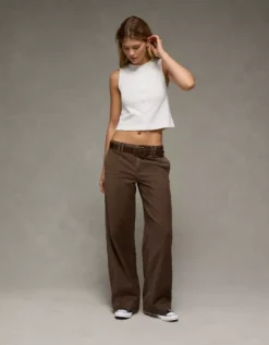 AE Button-Up Tank Top Raw White -American Eagle Fashion 0366 6488 115 os