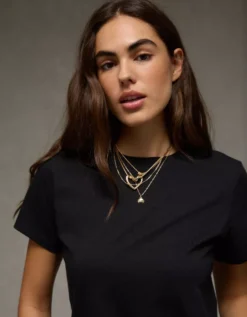 AE Short Sleeve Classic T-Shirt True Black -American Eagle Fashion 0370 1546 073 d2