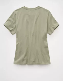 AE Short Sleeve Classic T-Shirt Olive -American Eagle Fashion 0370 1546 309 b