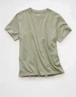 AE Short Sleeve Classic T-Shirt Olive -American Eagle Fashion 0370 1546 309 f