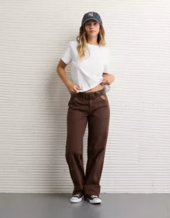 AE Ex-Boyfriend T-Shirt White -American Eagle Fashion 0370 1547 100 os