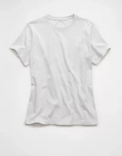 AE Short Sleeve Classic T-Shirt Heather Gray -American Eagle Fashion 0370 1603 006 f