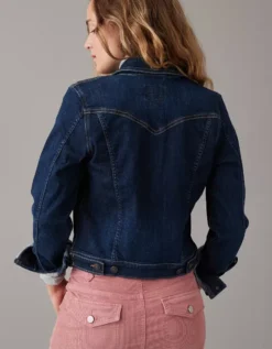 AE Super Shrunken Denim Jacket -American Eagle Fashion 0383 3388 896 ob