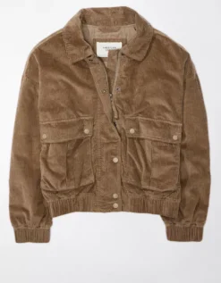 AE Corduroy Bomber Jacket 5 AE Corduroy Bomber Jacket -American Eagle Fashion 0383 3401 200 f