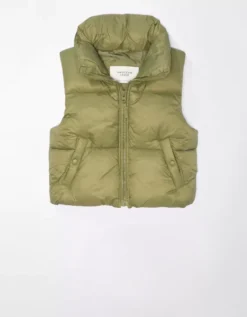 AE Cropped Puffer Vest -American Eagle Fashion 0383 3404 300 f