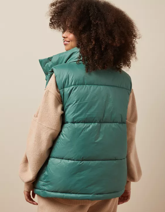 AE Oversized Puffer Vest 2 AE Oversized Puffer Vest - Image 2