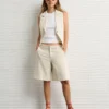 AE Lapel Vest Cream