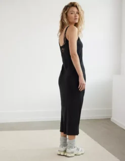 AE X The Ziegler Sisters Lace Slip Midi Dress -American Eagle Fashion 0395 7424 001 ob