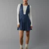 AE It Knit Pinafore Mini Dress Navy
