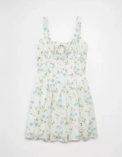 AE Tie Front Corset Mini Dress Multi -American Eagle Fashion 0395 9014 900 f