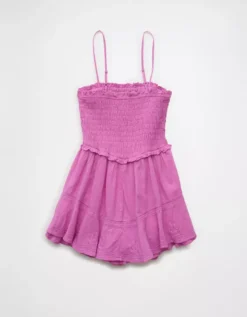 AE Bella Ruffle Tiered Romper Pink -American Eagle Fashion 0397 8368 615 b